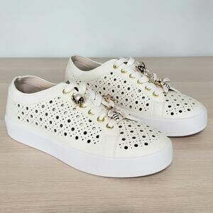 Dolce Vita Roxanne Perforated Sneakers Butterfly Bee Ladybug Rhinestone Charms 9